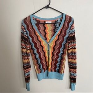 Missoni For Target Zig Zag V-Neck Cardigan XS